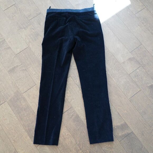 Prada Women's Black Velvet Trousers Size 50/ XL/16 100% Cotton - Picture 12 of 12